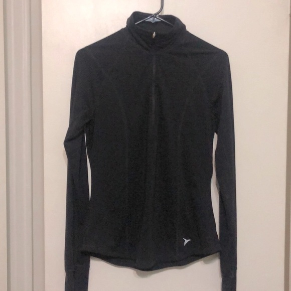 Old Navy Tops - Long sleeve half zip active top. Black. Size M